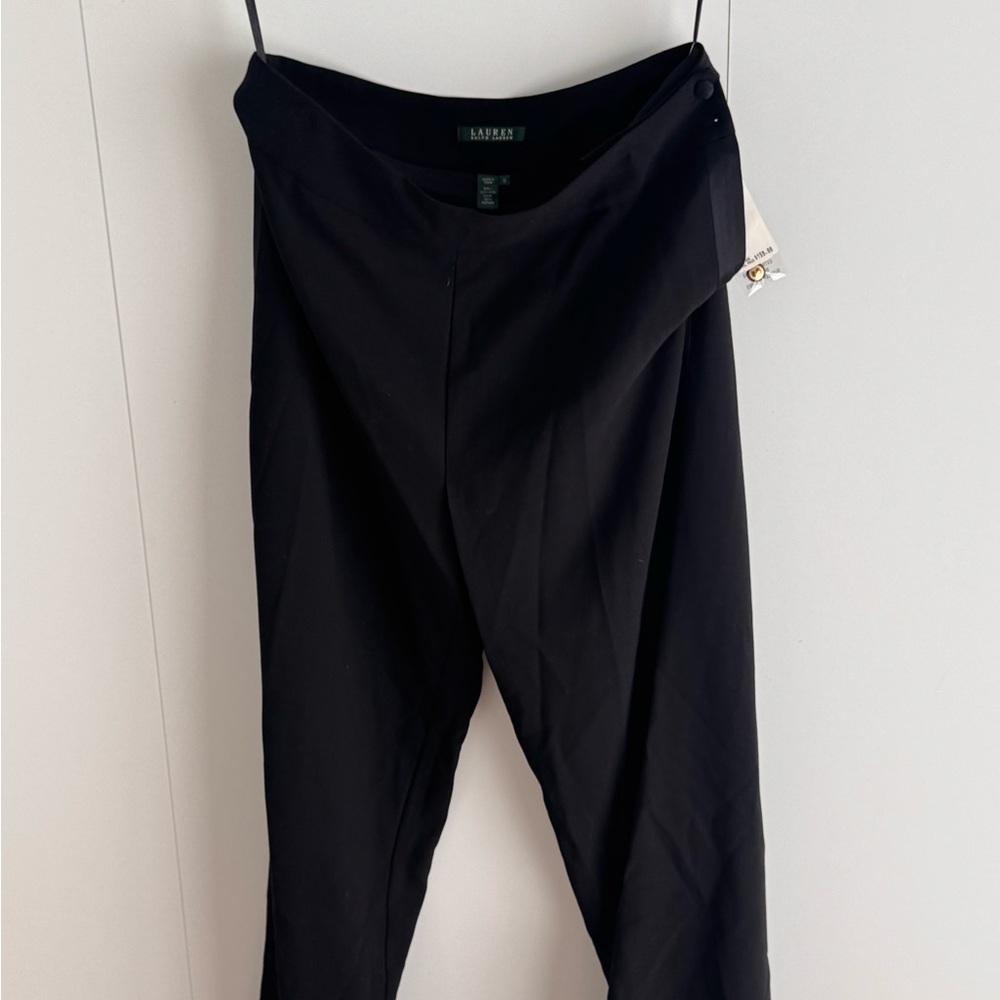 Ralph Lauren Black Pantsuit with Relaxed Fit and Wide Waistband